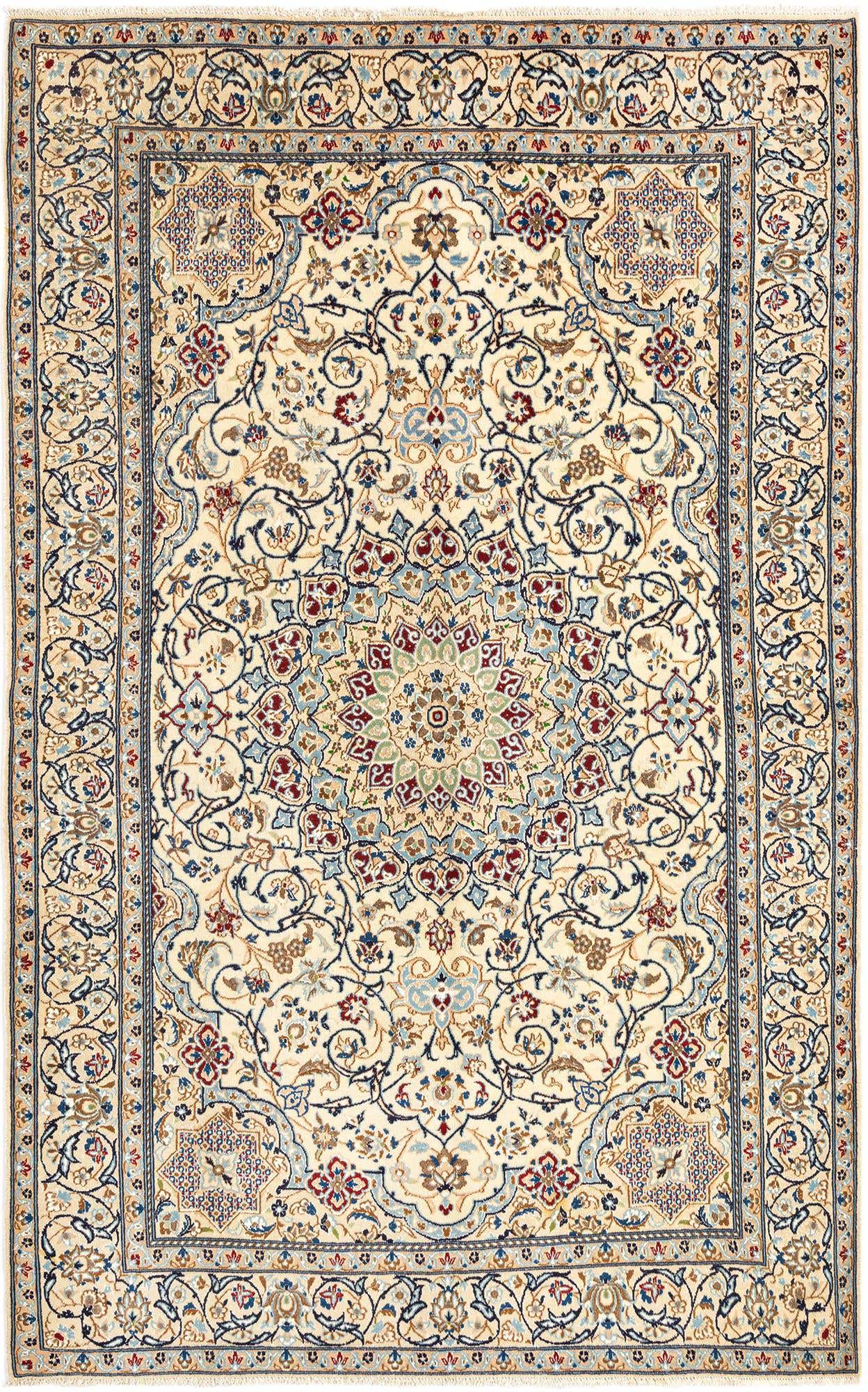 5' 3 x 8' 4 Nain Wool Rug