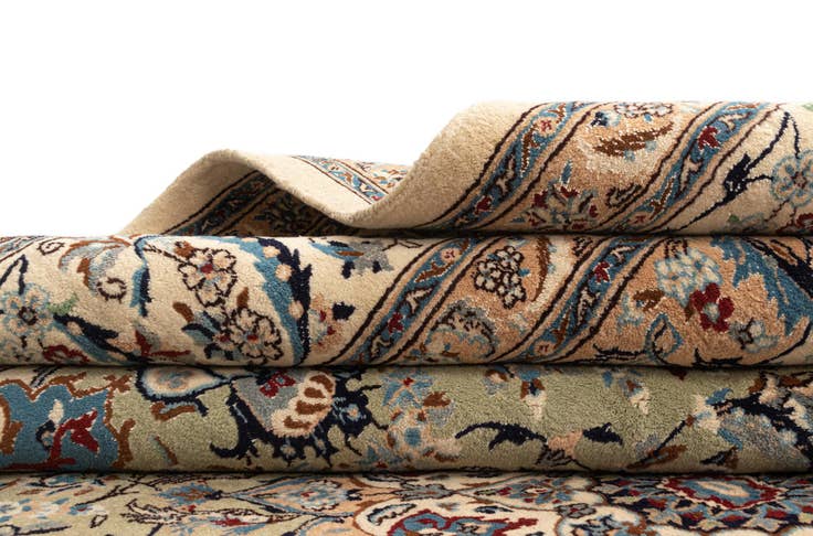 Detail image of 9' 7 x 13' Nain Wool Rug