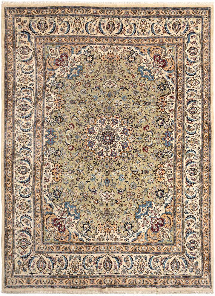 9' 7 x 13' Nain Wool Rug