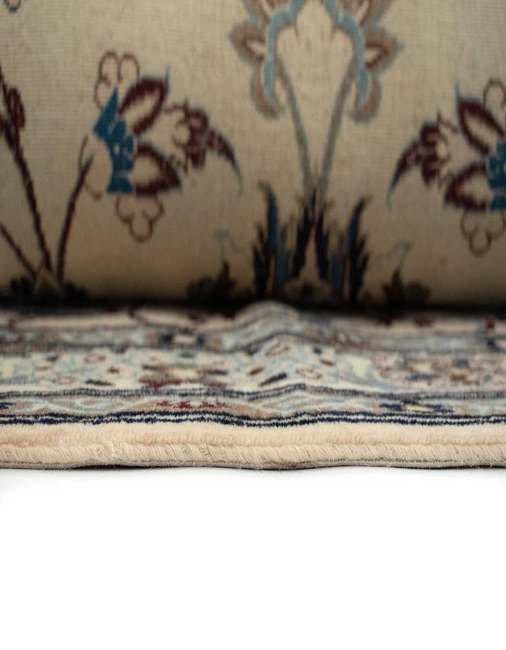 Detail image of 13' 11 x 23'  Hand Knotted Nain Persian Rug