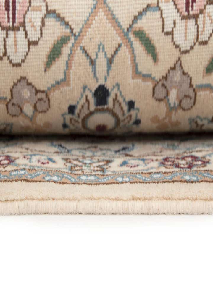 6' 7 x 10' 4 Hand Knotted Nain Persian Wool Rug
