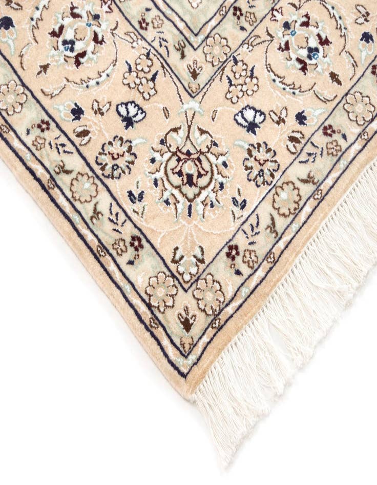 Detail image of 6' 5 x 9' 11 Hand Knotted Nain Persian Rug