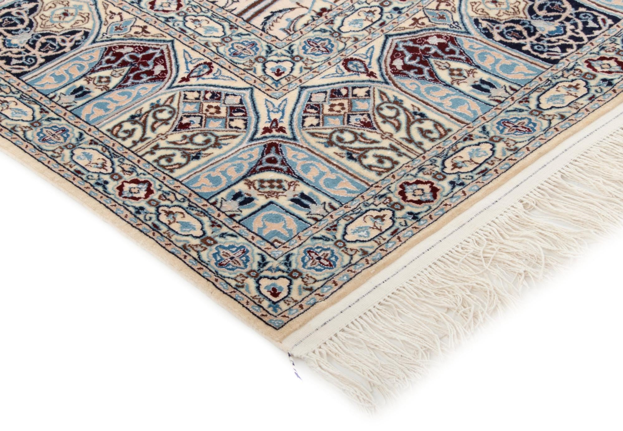 6' 9 x 9' 11 Hand Knotted Nain Persian Rug