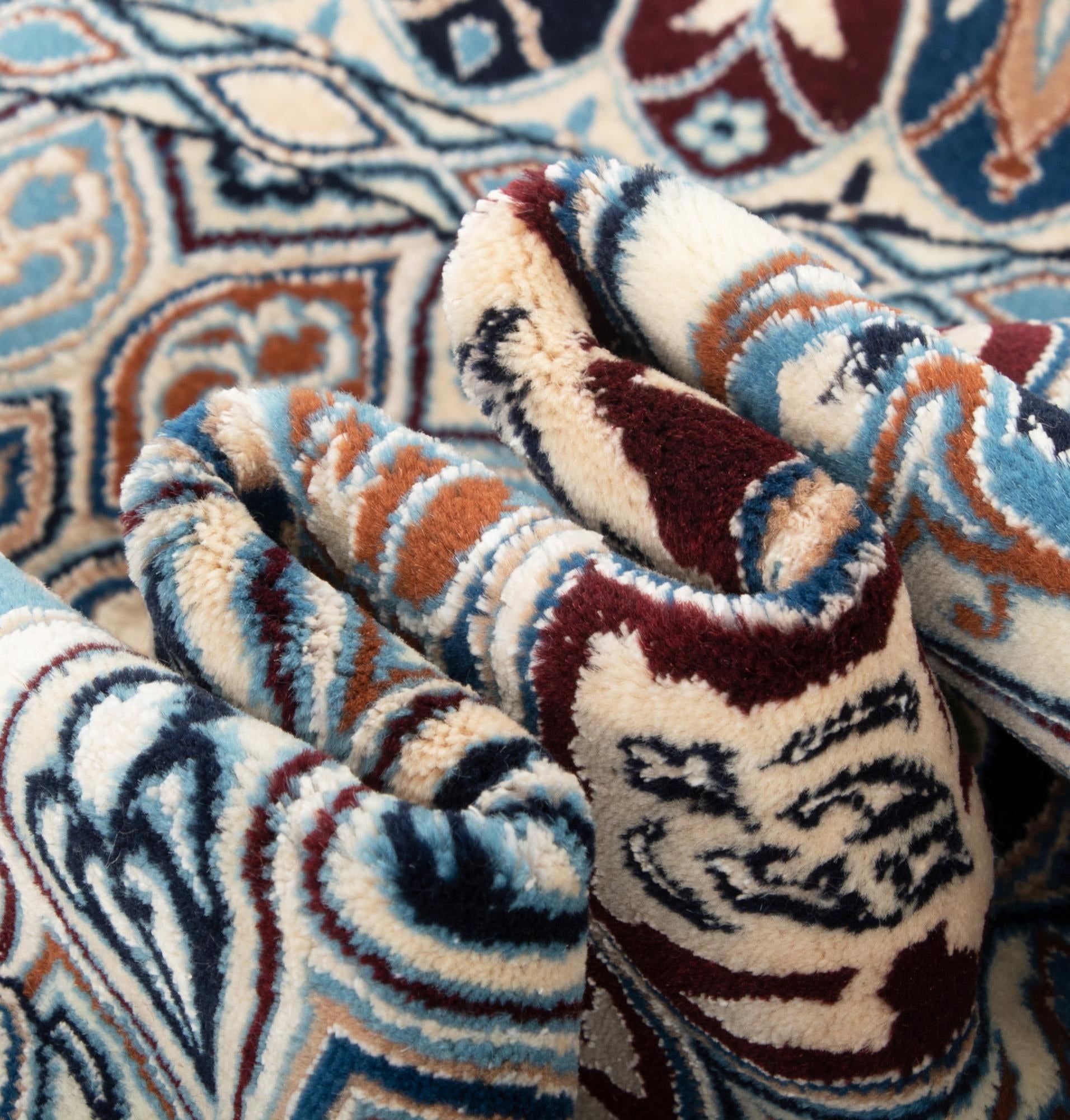 3' 1 x 5' 2 Hand Knotted Nain Persian Rug