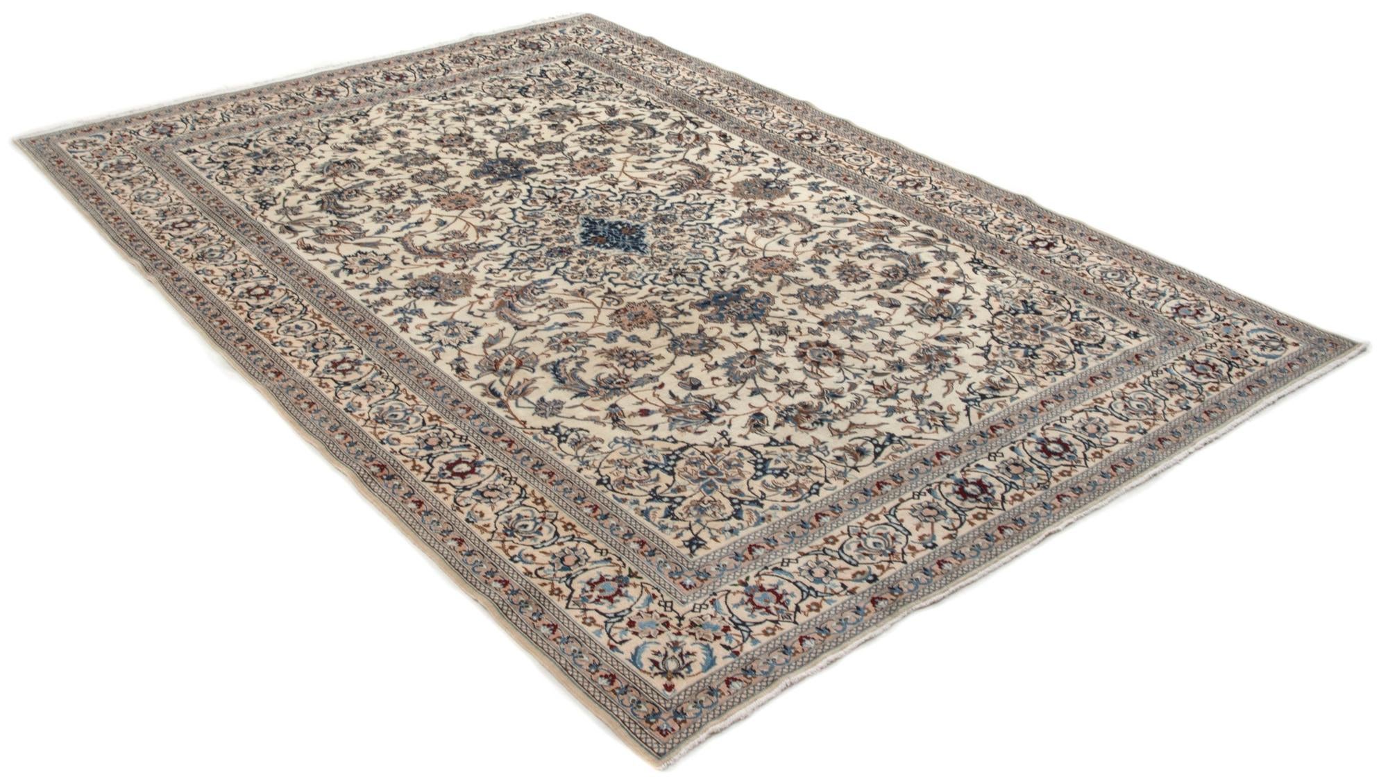 8' 6 x 12' 1 Hand Knotted Nain Persian Rug