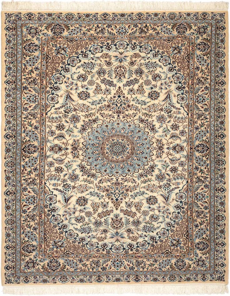 Detail image of 4' 2 x 6' Nain Rug