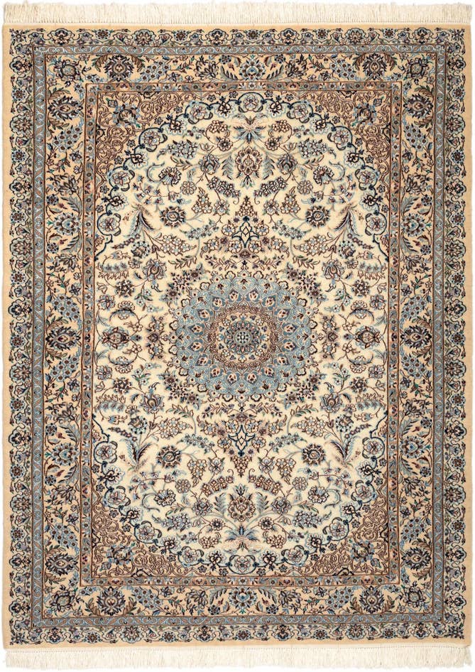 Detail image of 4' 2 x 6' Nain Rug