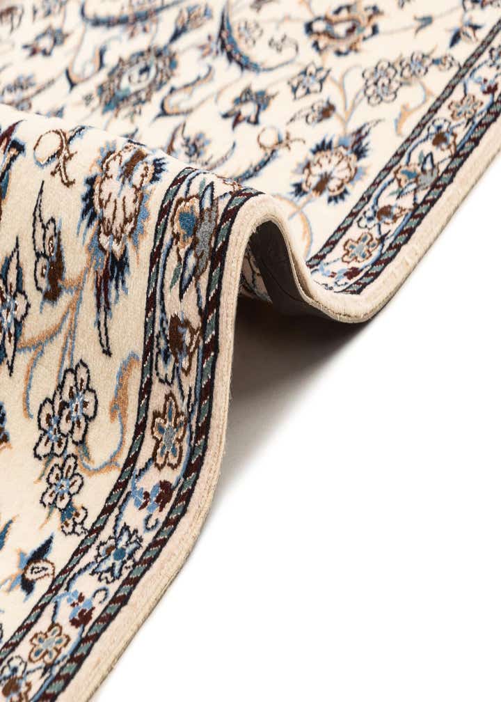 2' x 9' 8 Hand Knotted Nain Rug