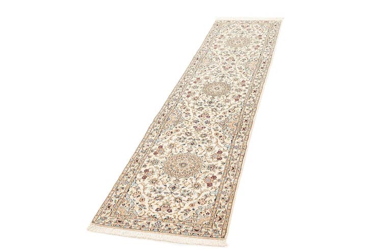 Detail image of 2' 4 x 10' 2 Hand Knotted Nain Rug