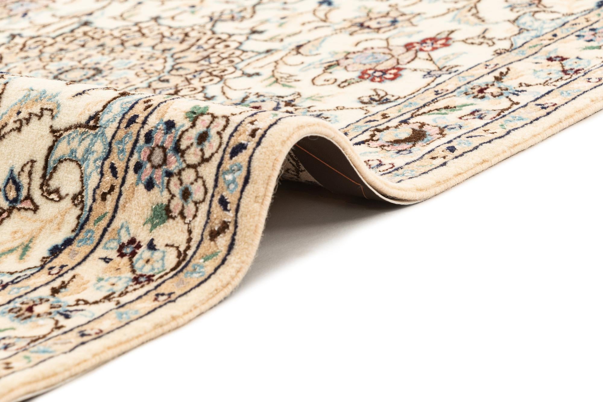 2' 4 x 10' 2 Hand Knotted Nain Rug