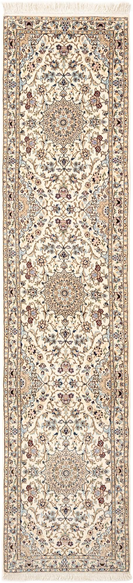 2' 4 x 10' 2 Hand Knotted Nain Rug