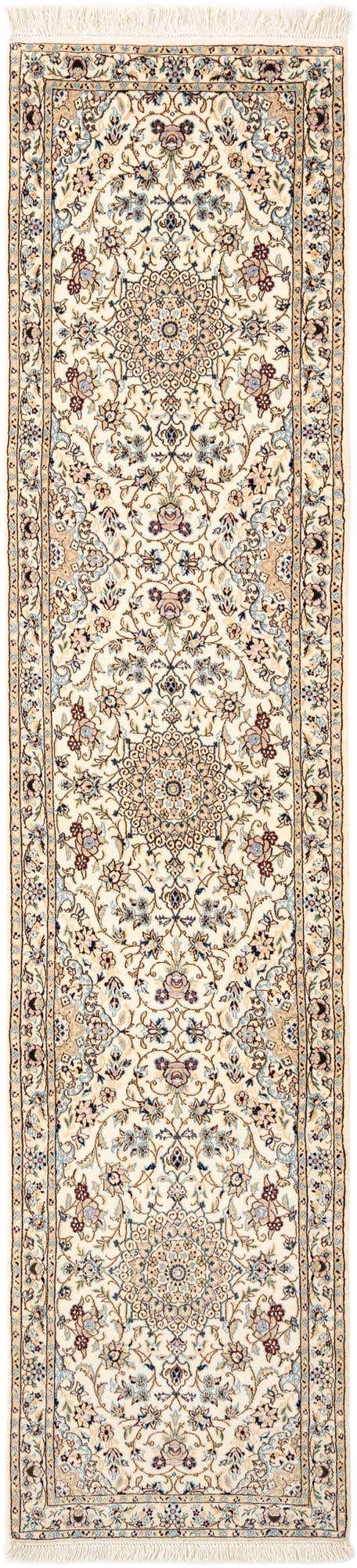 2' 4 x 10' 2 Hand Knotted Nain Rug