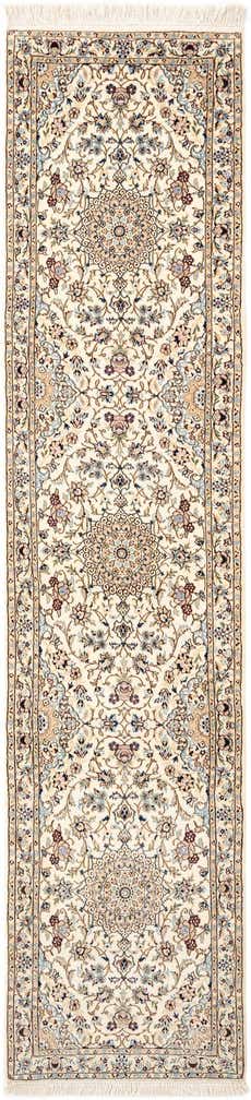 2' 4 x 10' 2 Hand Knotted Nain Rug
