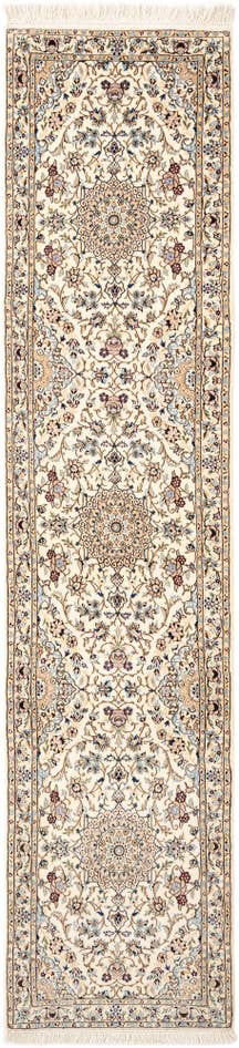 Detail image of 2' 4 x 10' 2 Hand Knotted Nain Rug