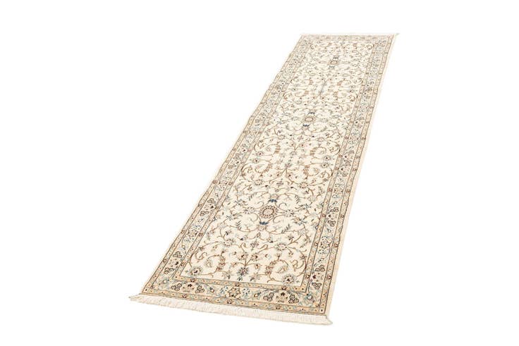 Detail image of 2' 7 x 10' 7 Hand Knotted Nain Rug