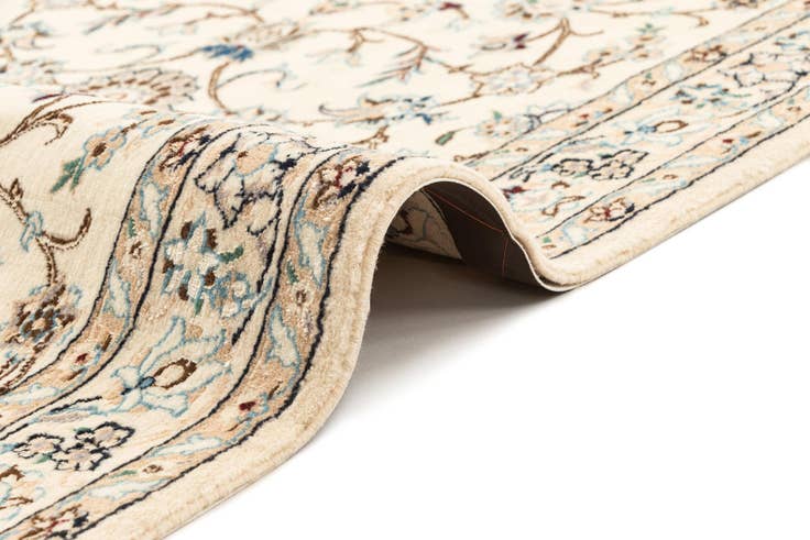 Detail image of 2' 7 x 10' 7 Hand Knotted Nain Rug