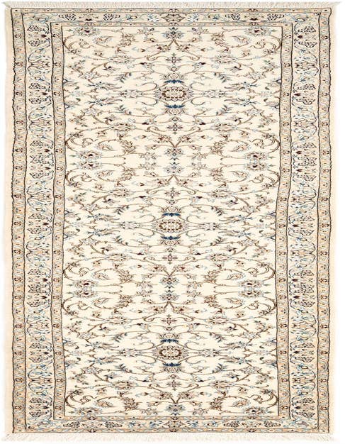 Detail image of 2' 7 x 10' 7 Hand Knotted Nain Rug