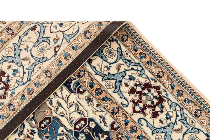 6' 7 x 9' 10 Hand Knotted Nain Rug