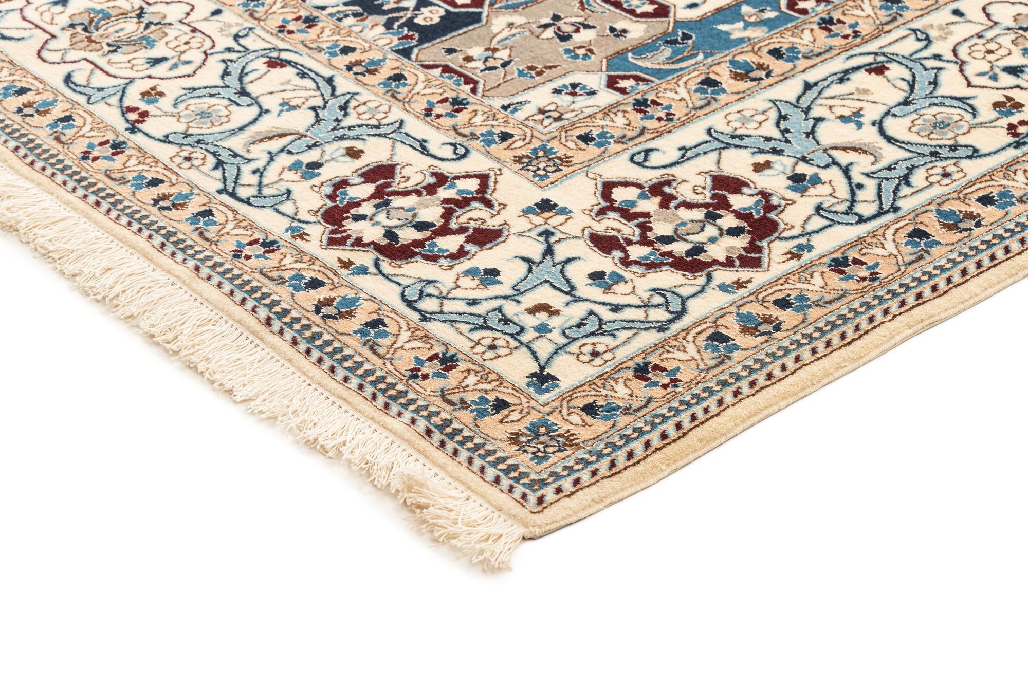 6' 7 x 9' 10 Hand Knotted Nain Rug