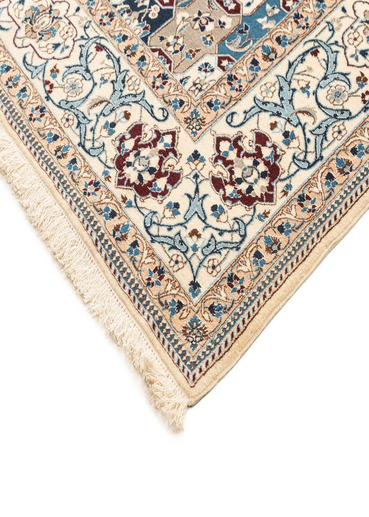 6' 7 x 9' 10 Hand Knotted Nain Rug