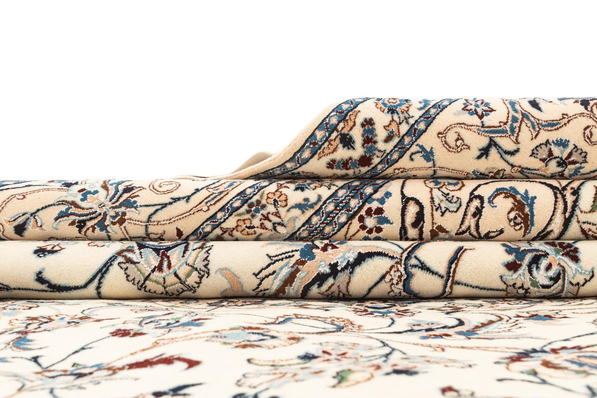6' 11 x 10' 1 Hand Knotted Nain Rug