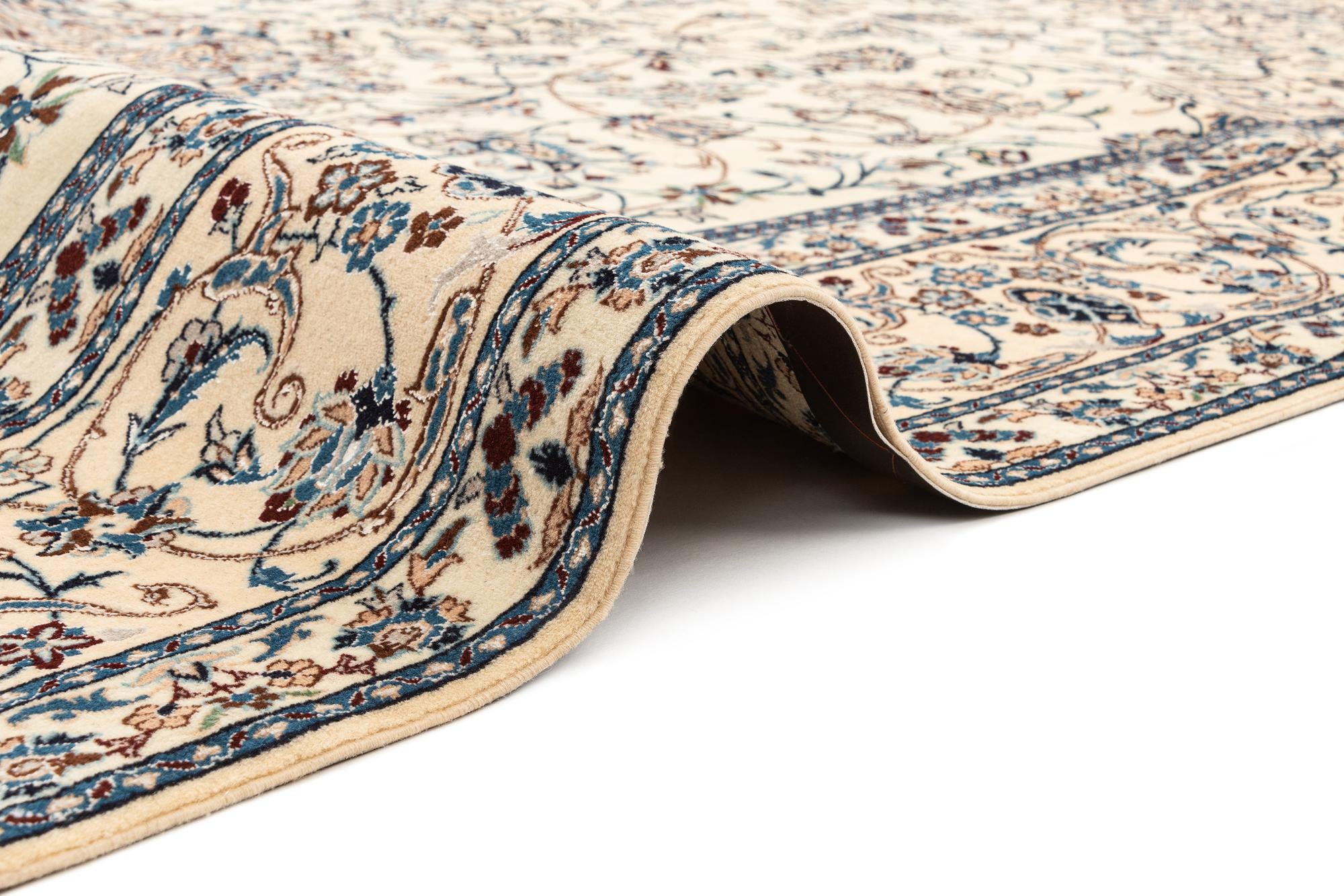 6' 11 x 10' 1 Hand Knotted Nain Rug