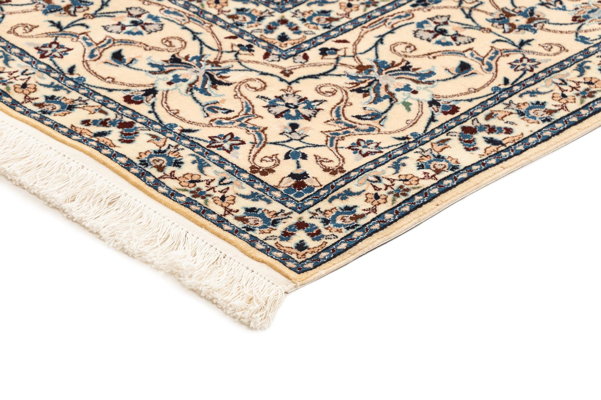 6' 11 x 10' 1 Hand Knotted Nain Rug