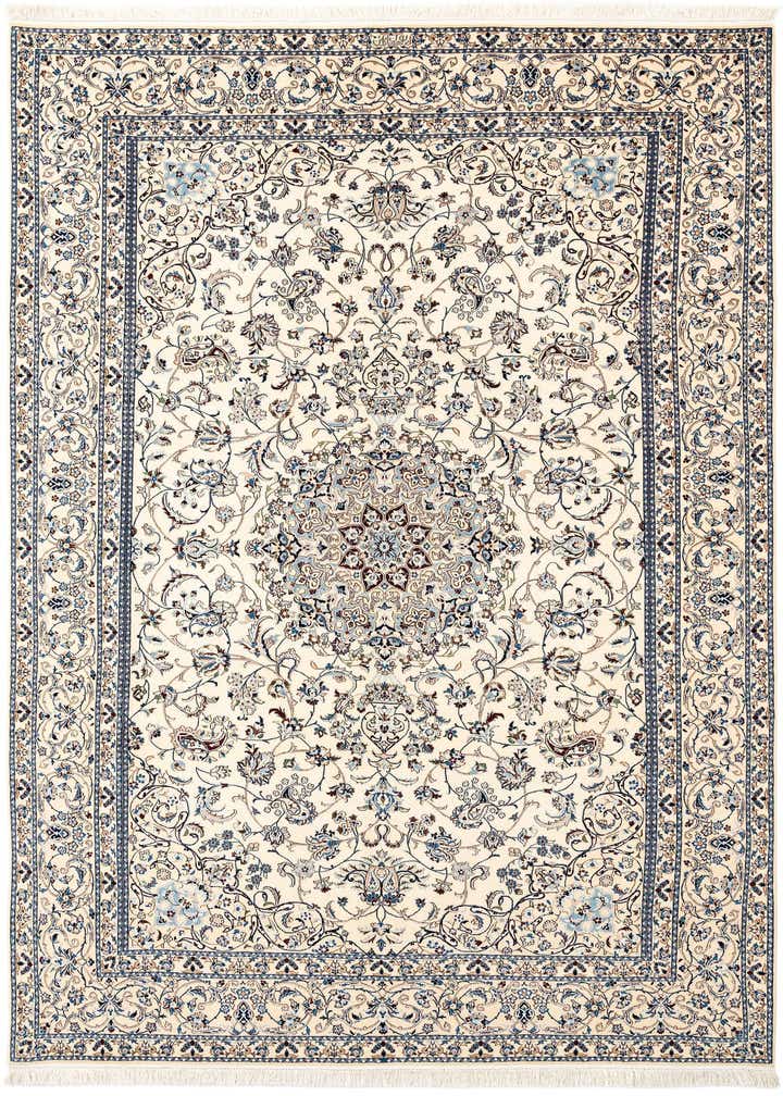 6' 11 x 10' 1 Hand Knotted Nain Rug