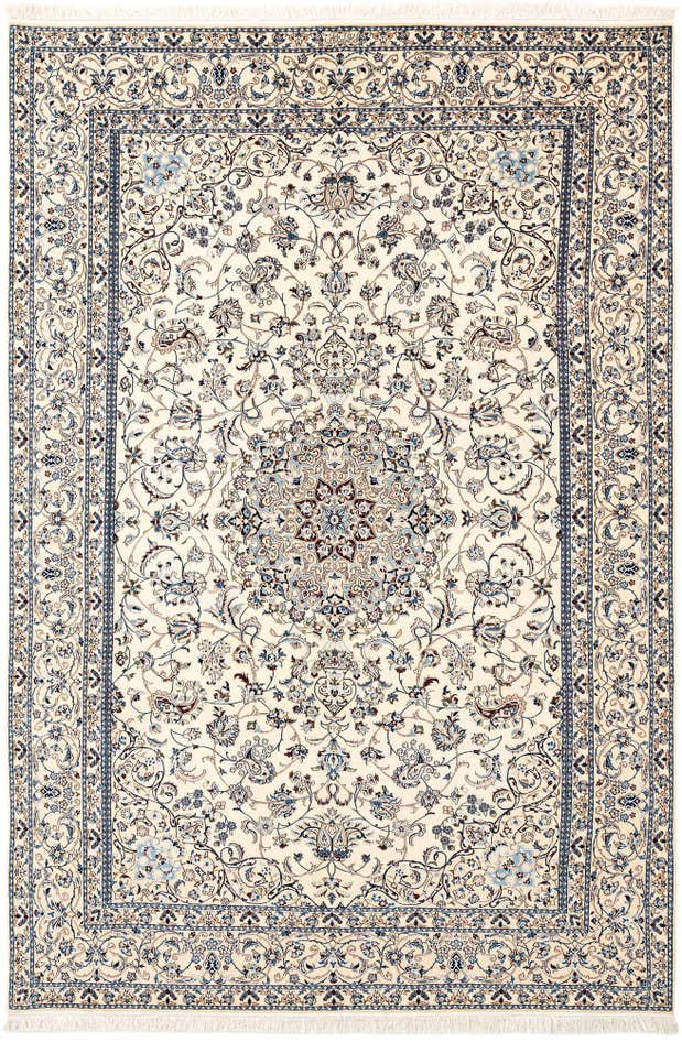 Detail image of 6' 11 x 10' 1 Hand Knotted Nain Rug