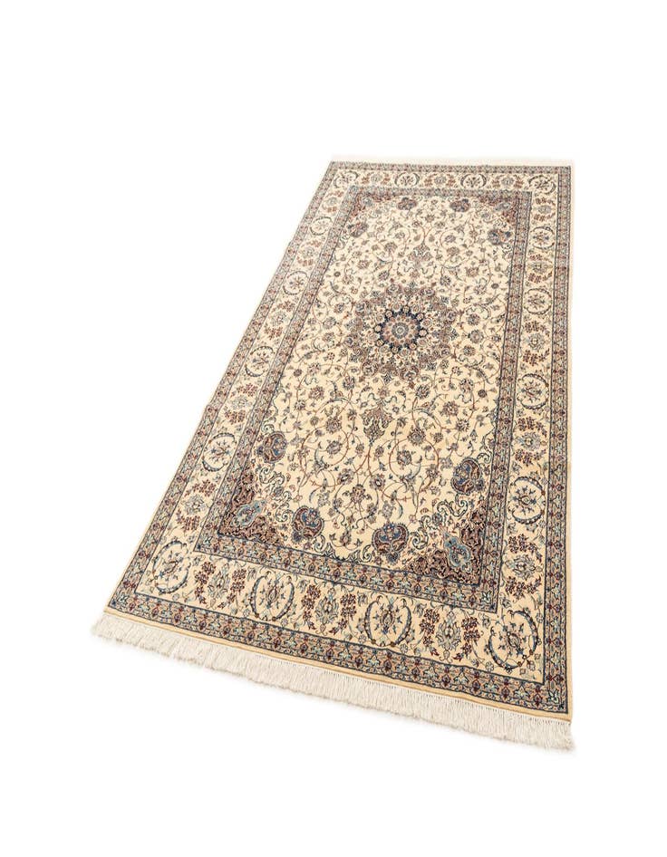 Detail image of 6' 8 x 10' 4  Hand Knotted Nain Rug