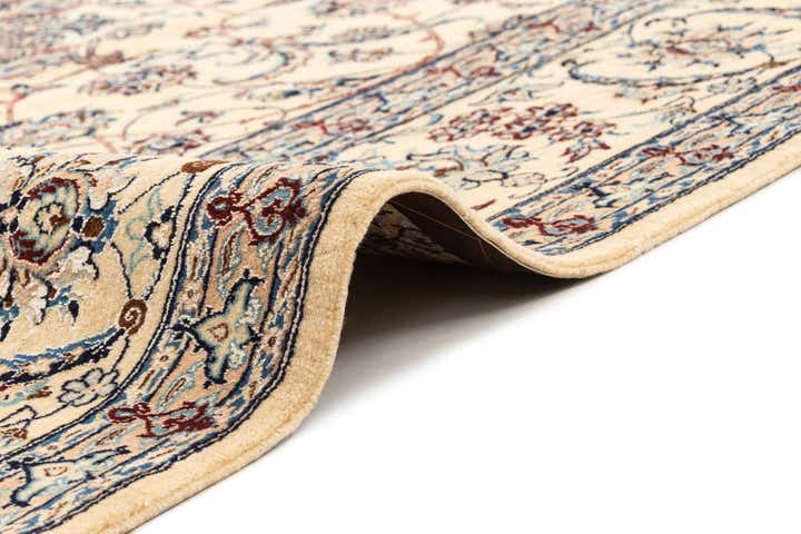 6' 8 x 10' 4 Hand Knotted Nain Rug