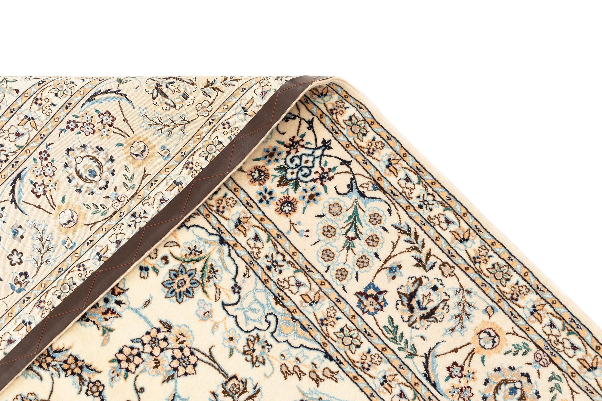 6' 10 x 10' 3 Hand Knotted Nain Rug