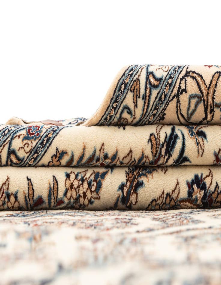 Detail image of 7' 1 x 10' 6  Hand Knotted Nain Rug