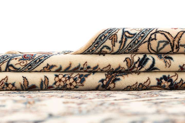7' 1 x 10' 6 Hand Knotted Nain Rug