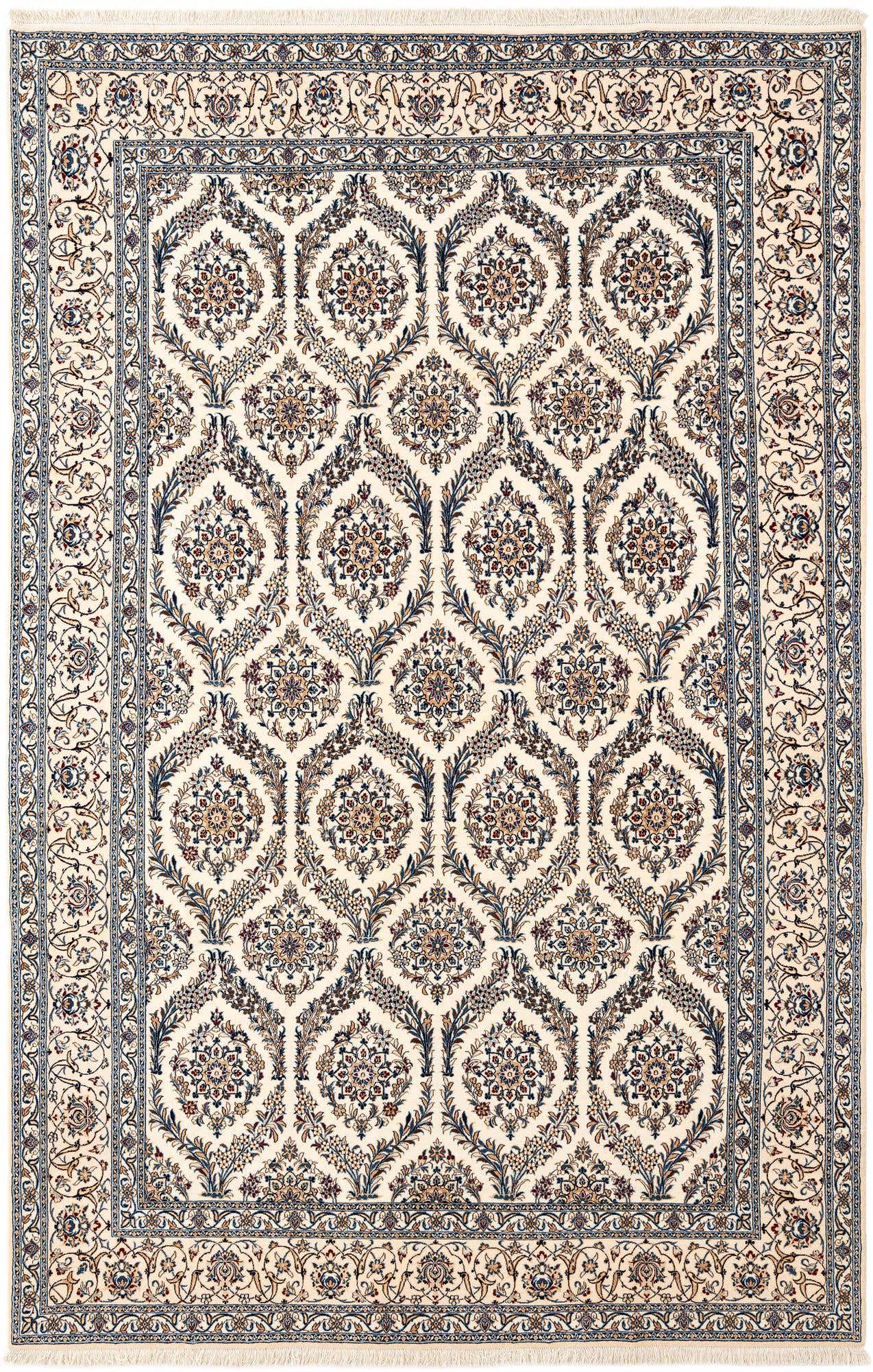 7' 1 x 10' 6 Hand Knotted Nain Rug