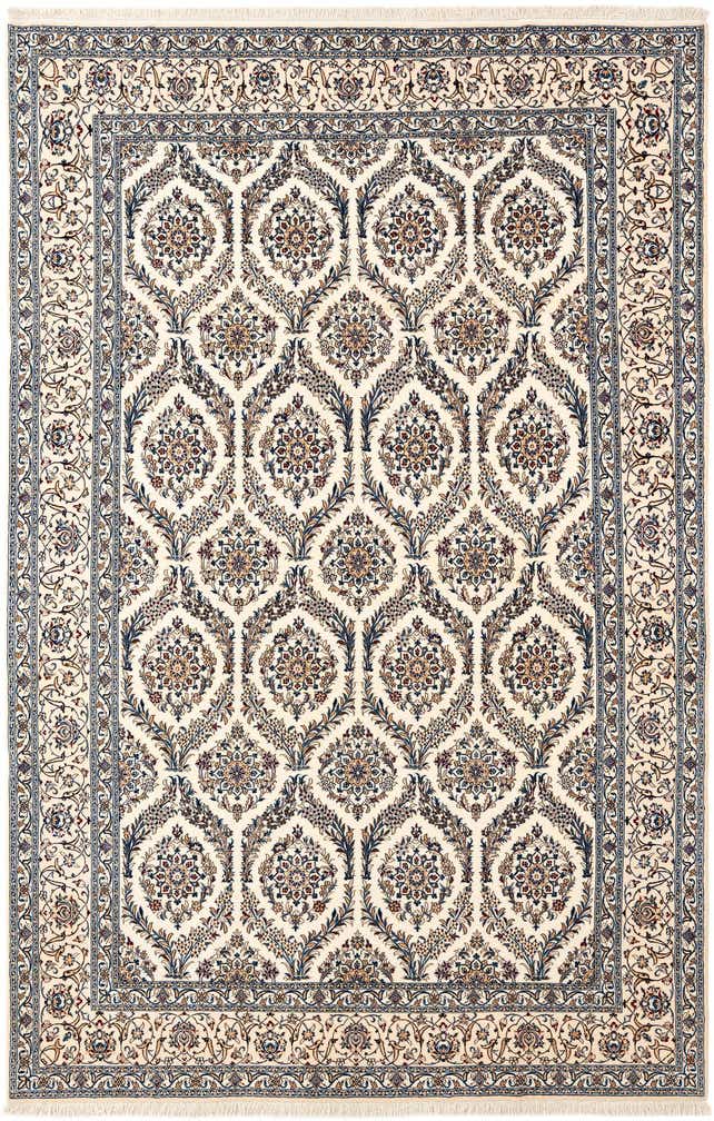 7' 1 x 10' 6 Hand Knotted Nain Rug