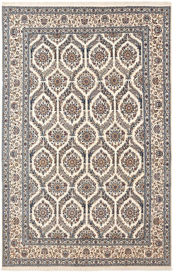 Detail image of 7' 1 x 10' 6 Hand Knotted Nain Rug