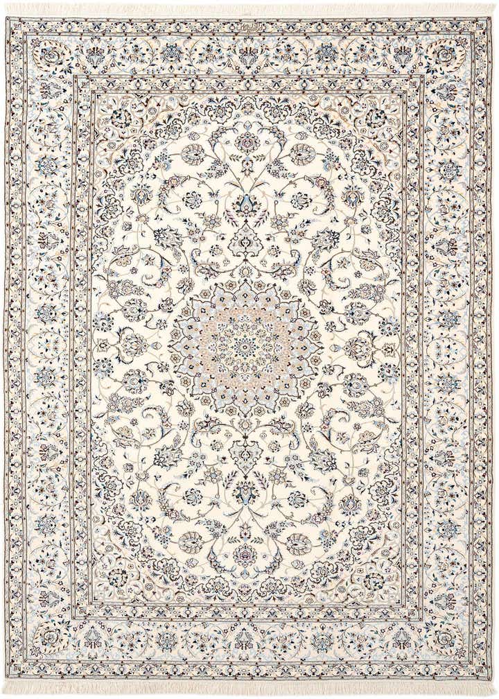 6' 9 x 10' 3 Hand Knotted Nain Rug