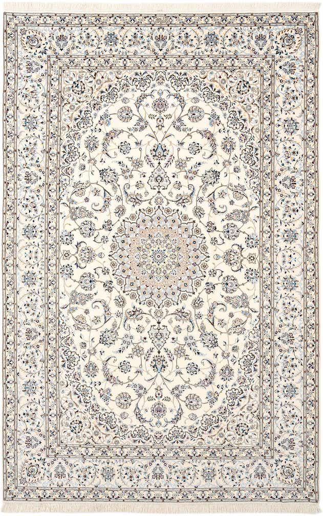 6' 9 x 10' 3 Hand Knotted Nain Rug