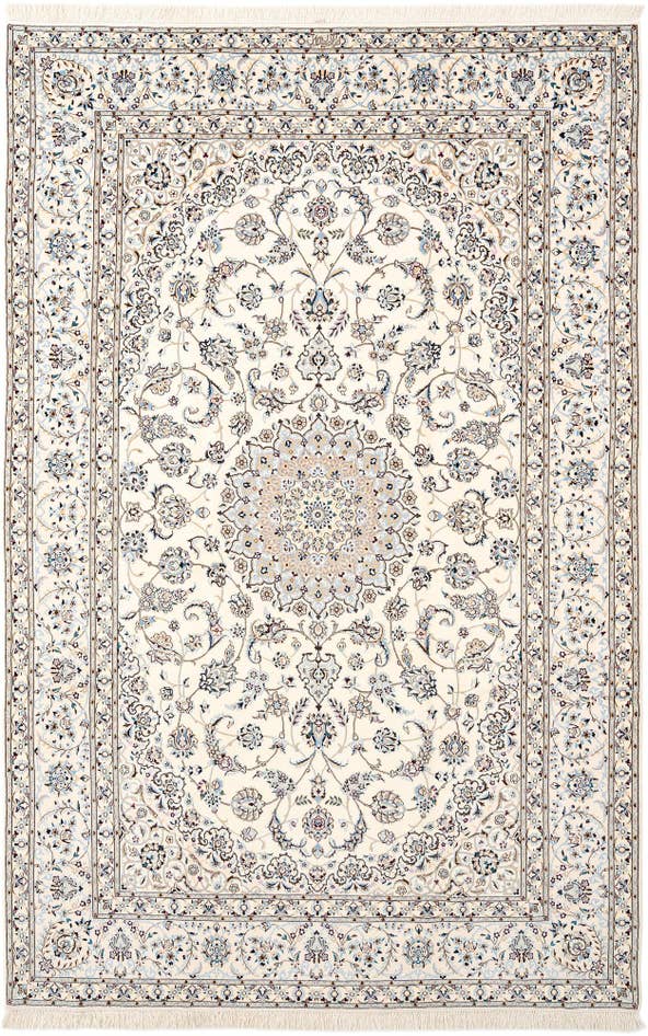 Detail image of 6' 9 x 10' 3 Hand Knotted Nain Rug