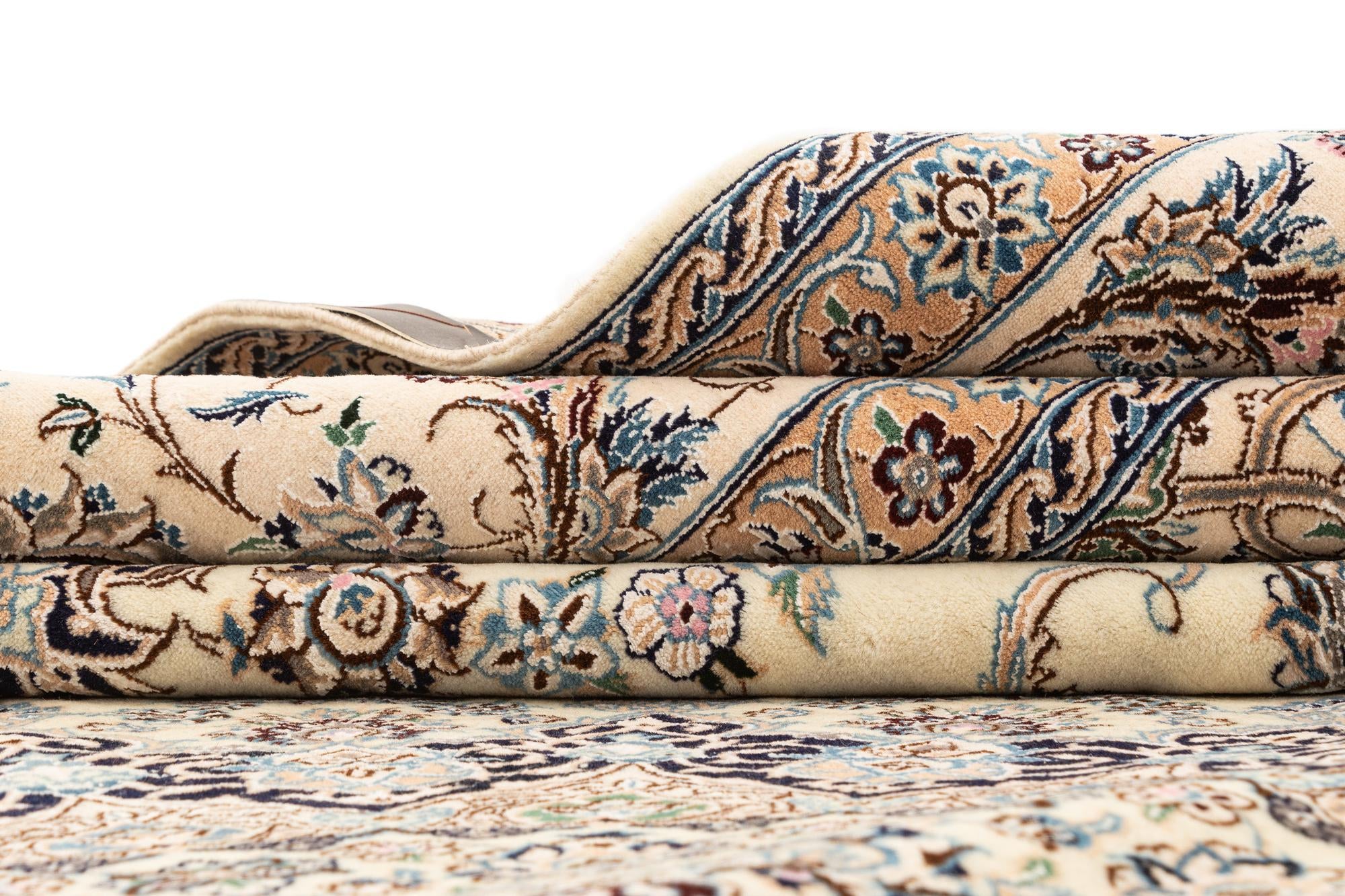 10' x 13' 4 Hand Knotted Nain Rug