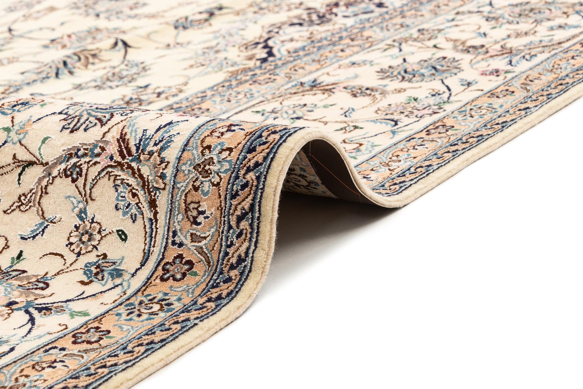 10' x 13' 4 Hand Knotted Nain Rug
