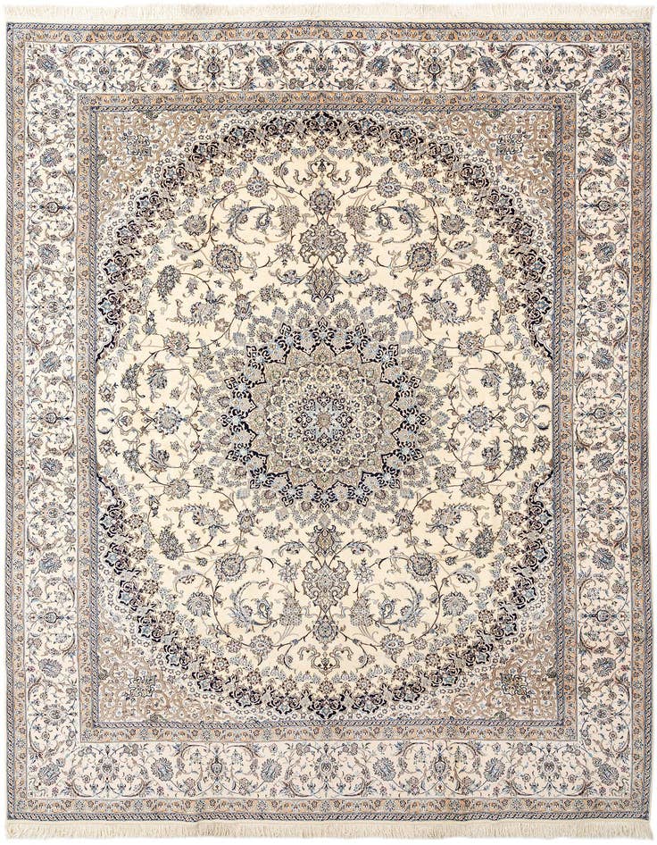 Detail image of 10' x 13' 4 Hand Knotted Nain Rug