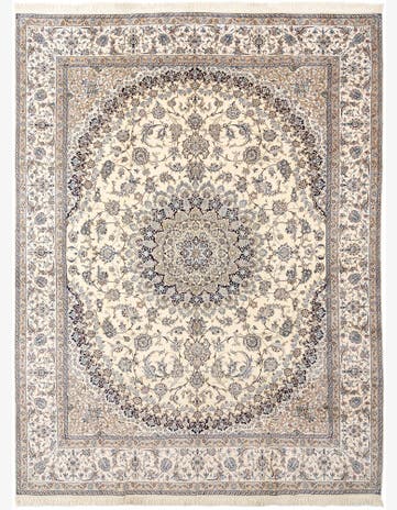 10' x 13' 4 Hand Knotted Nain Rug