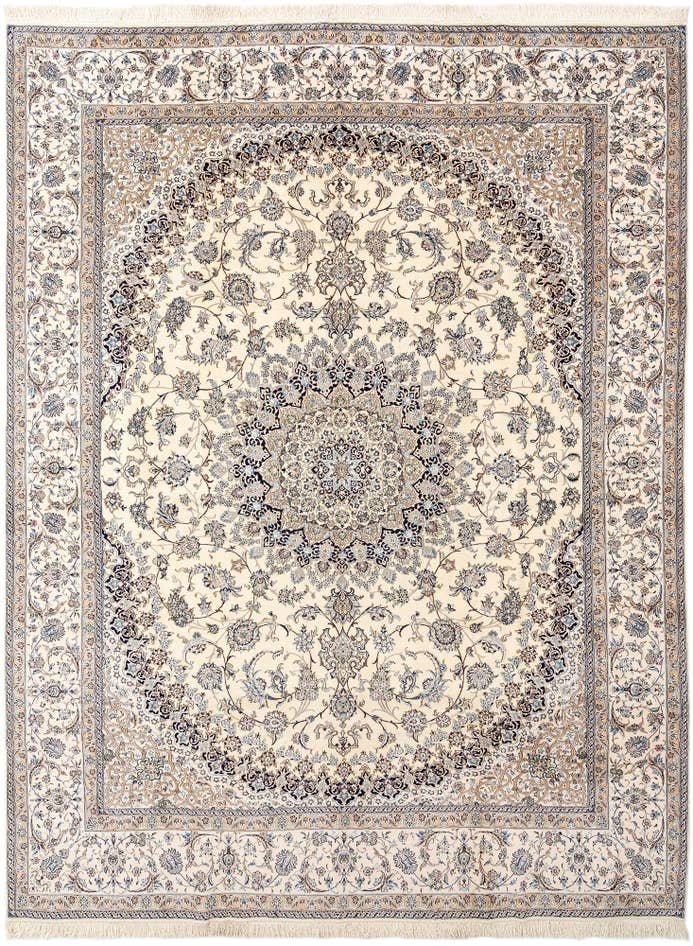 Detail image of 10' x 13' 4 Hand Knotted Nain Rug