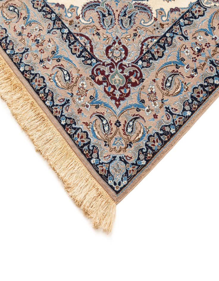 Detail image of 4' 4 x 6' 7  Hand Knotted Nain Rug