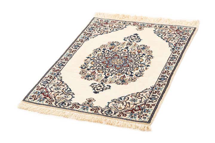 1' 9 x 2' 7 Hand Knotted Nain Rug