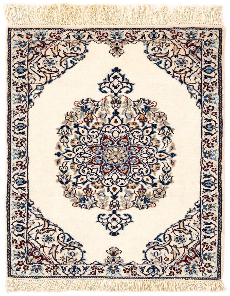 Detail image of 1' 9 x 2' 7 Hand Knotted Nain Rug