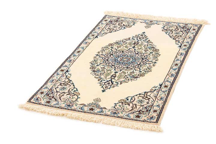 1' 8 x 2' 9 Hand Knotted Nain Rug