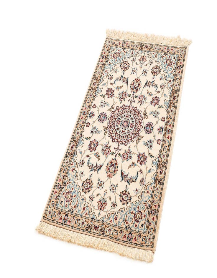 Detail image of 2' x 3' 5  Hand Knotted Nain Rug